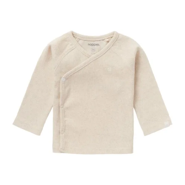 Noppies Rib Nanyuki Shirt Taupe Melange Mt. 50 Hot