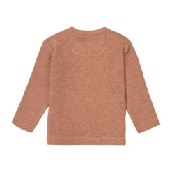 Noppies Rib Natal T-shirt Lange Mouwen Oatmeal Mt. 44 Hot