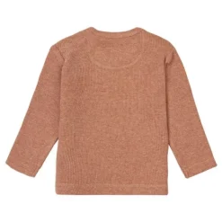 Noppies Rib Natal T-shirt Lange Mouwen Oatmeal Mt. 44 Hot