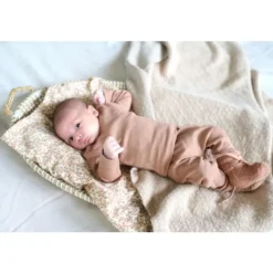 Noppies Rib Natal T-shirt Lange Mouwen Oatmeal Mt. 44 Hot