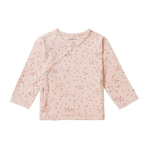 Noppies Wikkel T-Shirt - Rose Smoke - Mt. 68 Sale