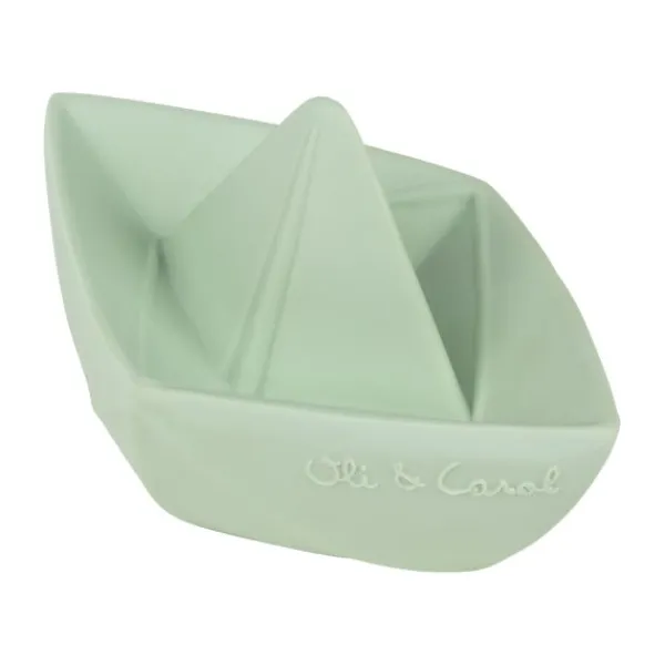 Oli & Carol Bad- en Bijtspeeltje Origami Boot - Mint Online
