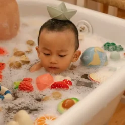 Oli & Carol Bad- en Bijtspeeltje Origami Boot - Mint Online