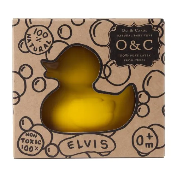 Oli & Carol Monochrome Badeendje Yellow Sale