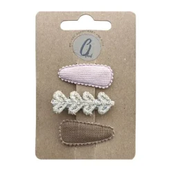 Ootje Kadootje Babyhaarclipjes - Nude / Goud / Bruin - 3 st. Outlet