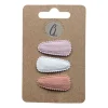 Ootje Kadootje Spring Haarclip - Dusty Roze / Ivoor/ Clay – 3 Stuks Outlet