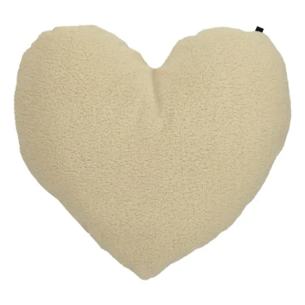 Overseas Heart Shape Teddy Kussen - Off White Discount