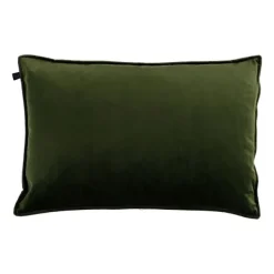 Overseas Middlestitch Kussen – 40 x 60 cm - Velours – Olive New