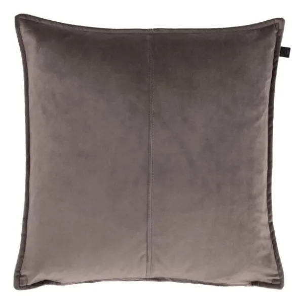 Overseas Middlestitch Kussen - 60 x 60 cm– Velours – Beige Hot