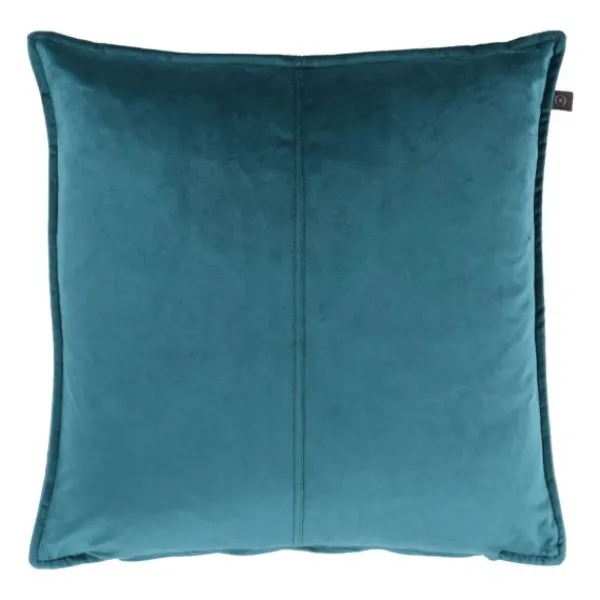 Overseas Middlestitch Kussen - 60 x 60 cm– Velours – Beige Hot