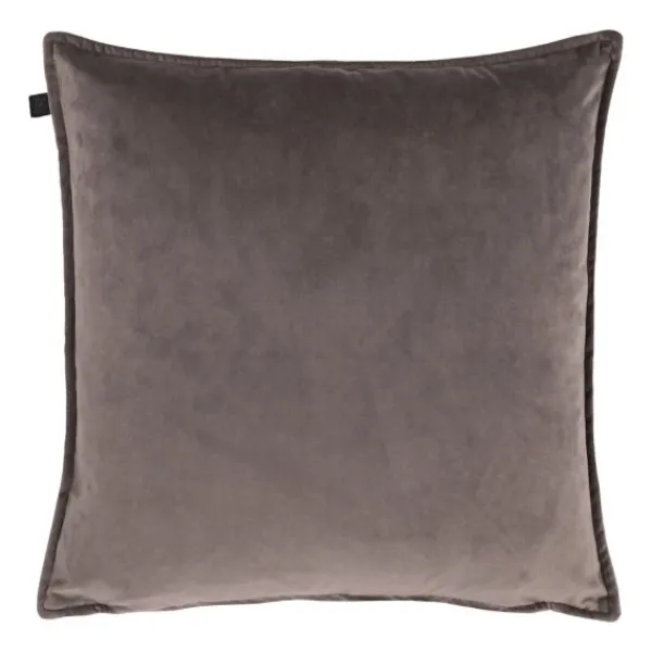 Overseas Middlestitch Kussen - 60 x 60 cm– Velours – Beige Hot