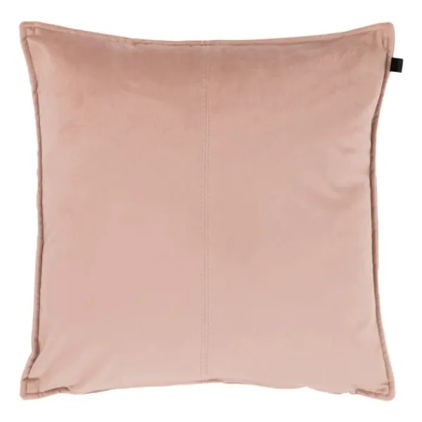 Overseas Middlestitch Kussen - 60 x 60 cm– Velours – Beige Hot