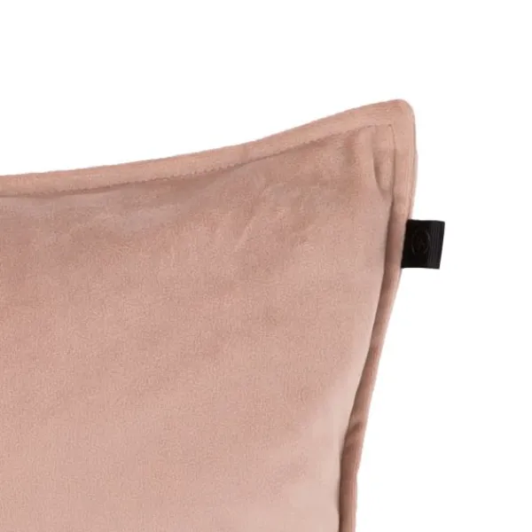 Overseas Middlestitch Kussen - 60 x 60 cm– Velours – Beige Hot