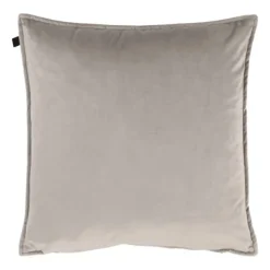 Overseas Middlestitch Kussen - 60 x 60 cm– Velours – Beige Hot