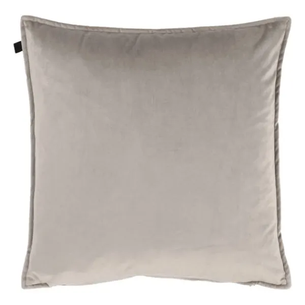 Overseas Middlestitch Kussen - 60 x 60 cm– Velours – Beige Hot