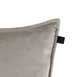 Overseas Middlestitch Kussen - 60 x 60 cm– Velours – Beige Hot