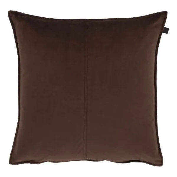 Overseas Middlestitch Kussen - 60 x 60 cm– Velours – Beige Hot