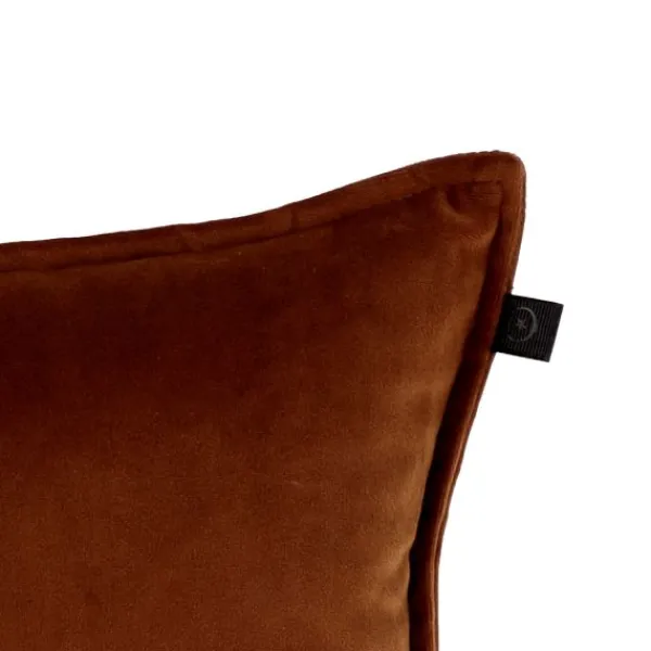 Overseas Middlestitch Kussen - 60 x 60 cm– Velours – Beige Hot