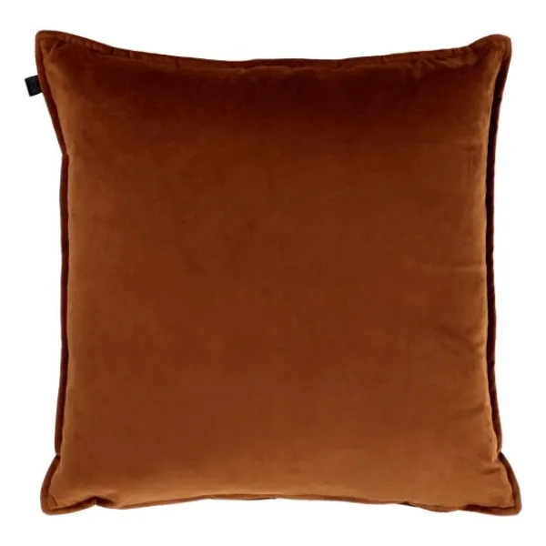 Overseas Middlestitch Kussen - 60 x 60 cm– Velours – Beige Hot