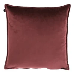 Overseas Middlestitch Kussen - 60 x 60 cm– Velours – Beige Hot