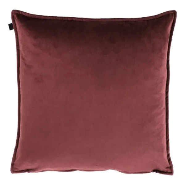 Overseas Middlestitch Kussen - 60 x 60 cm– Velours – Beige Hot