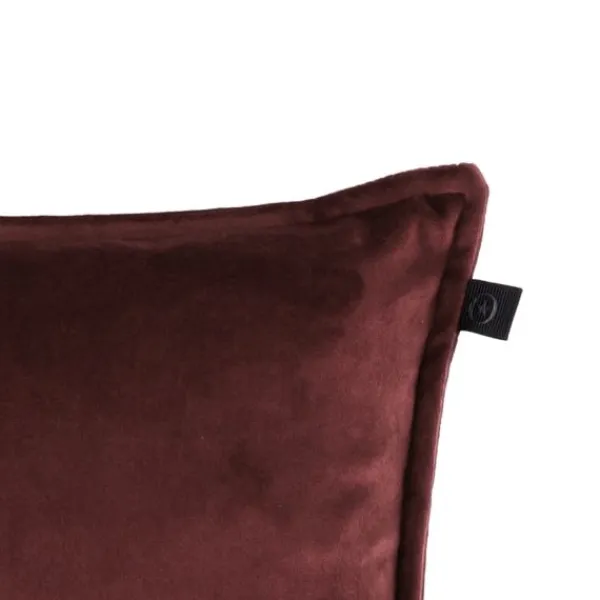 Overseas Middlestitch Kussen - 60 x 60 cm– Velours – Beige Hot