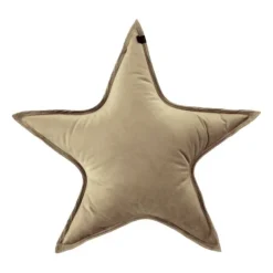Overseas Star Kussen – Velours – Beige Discount