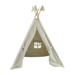 Overseas Tipi Tent Teddy met Vlaggetjes - Rose Dust - 140 x 112 cm Sale
