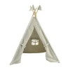 Overseas Tipi Tent Teddy met Vlaggetjes - Off White - 140 x 112 cm Discount