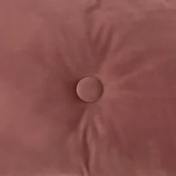 Overseas Velours Button Kussen - Rose Dust Clearance