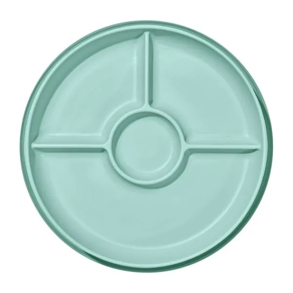 Oxo Tot Stick & Stay Bord met 3 vakjes - Blossom New