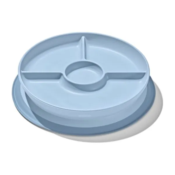 Oxo Tot Stick & Stay Bord met 3 vakjes - Blossom New