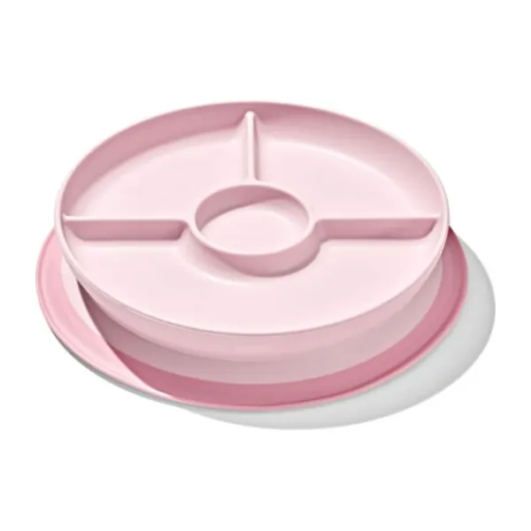 Oxo Tot Stick & Stay Bord met 3 vakjes - Blossom New