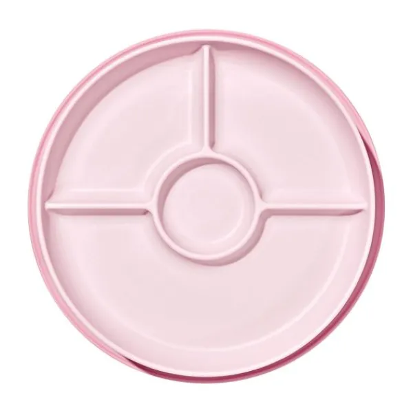 Oxo Tot Stick & Stay Bord met 3 vakjes - Blossom New