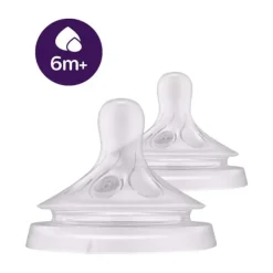 Philips Avent Natural Pap/Flesspeen - 6+ Mnd - T6 Best