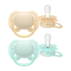Philips Avent Ultra Soft Fopspeen - 0-6 Mnd - 2 Stuks - Plant-based Clearance