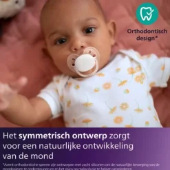 Philips Avent Ultra Soft Fopspeen - 0-6 Mnd - 2 Stuks - Plant-based Clearance