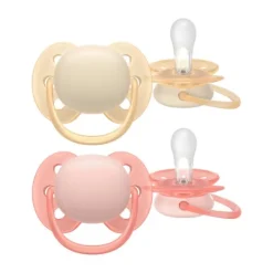 Philips Avent Ultra Soft Fopspeen - 0-6 Mnd - 2 Stuks - Plant-based Clearance