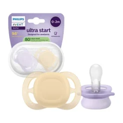 Philips Avent Ultra Start Fopspeen - 0-2 Mnd - 2 Stuks - Plant-based Sale