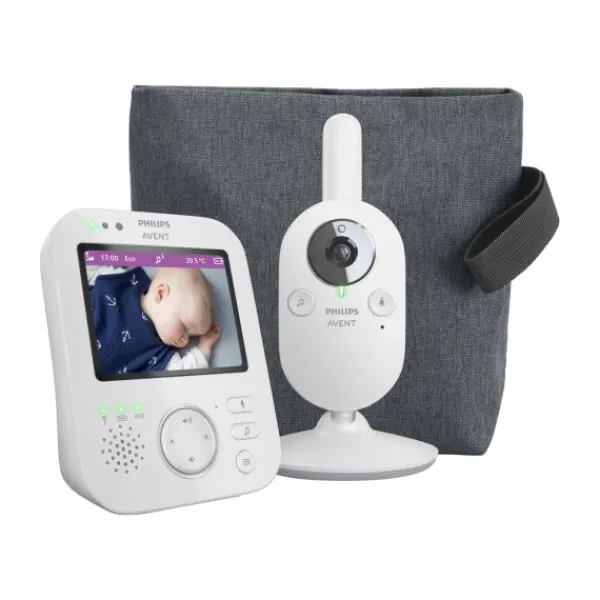 Philips Avent Video Babyfoon - Premium - Slate Grey - Met Reistas New