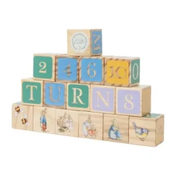 Rainbow Designs Pieter Konijn Houten ABC Blokken - 12+ maanden Clearance