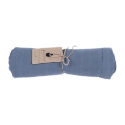 Pine Cone Björk Wikkeldoek - 120 x 120 cm - Blue Blossom