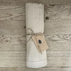 Pine Cone Björk Wikkeldoek - 120 x 120 cm - Blue Blossom