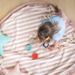 Play & Go Stripes Speelzak Pink Best