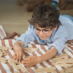 Play & Go Stripes Speelzak Brown Sale