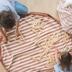 Play & Go Stripes Speelzak Brown Sale