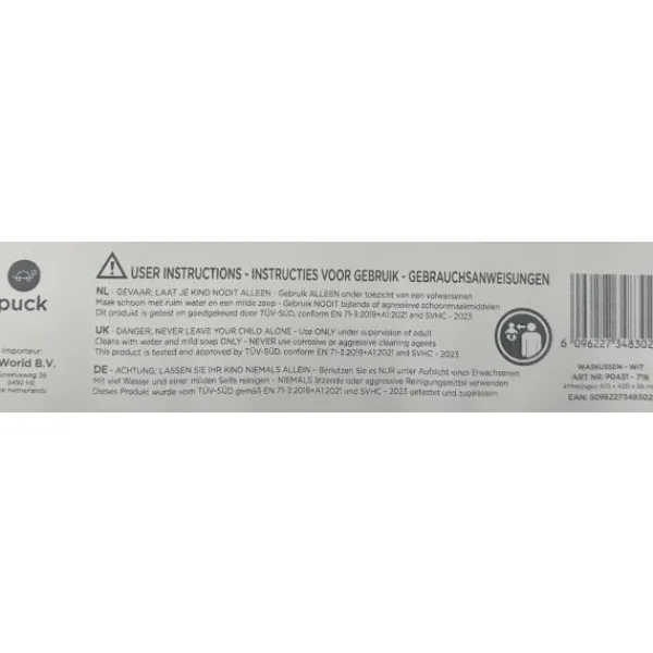 Puck Basic Waskussen - Wit Discount