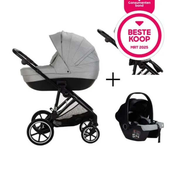 Puck Carl Kinderwagen 3-in-1 - Grijs Online