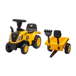 Puck CAT Tractor Loopauto met Aanhanger Best