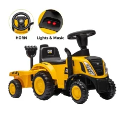 Puck CAT Tractor Loopauto met Aanhanger Best